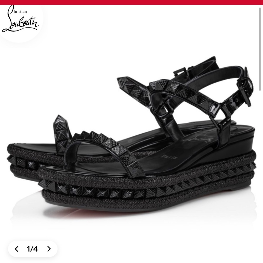 Christian Louboutin, 36, Black